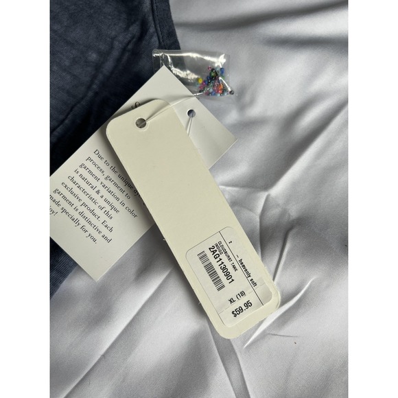 Soft Surroundings‎ Tank Women XL Beaded Sleeveless Asymmetrical Embellished NWT - Picture 8 of 14